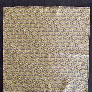 Green Sailboat Patterned Silk Pocket Square